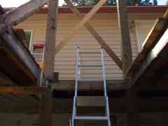 Deck access ladder