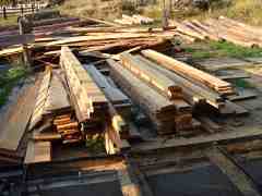Sawmill improper stacking