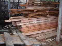 Stick snd stacked lumber