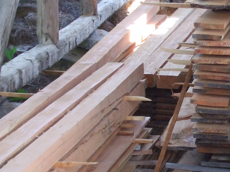We Also Sawed A Few Small Beams.