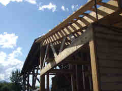 Storage Shed roof rafters